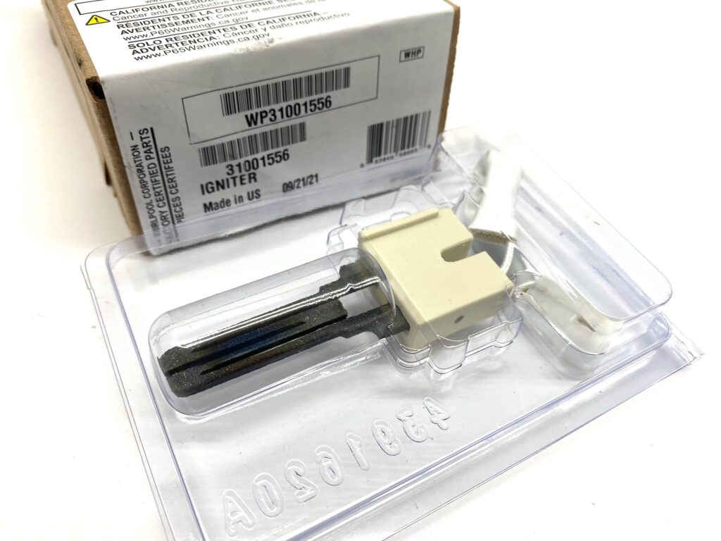 WP31001556 Dryer Burner Igniter W10492493 Parts Department
